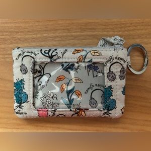 Vera Bradley zip ID case — Herbology collection